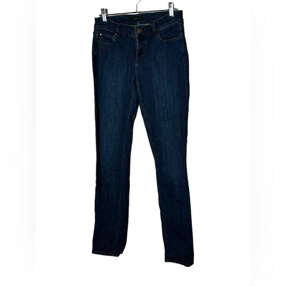 Ann Taylor The Skinny Modern Fit jeans size 4 dark wash - Picture 2 of 6